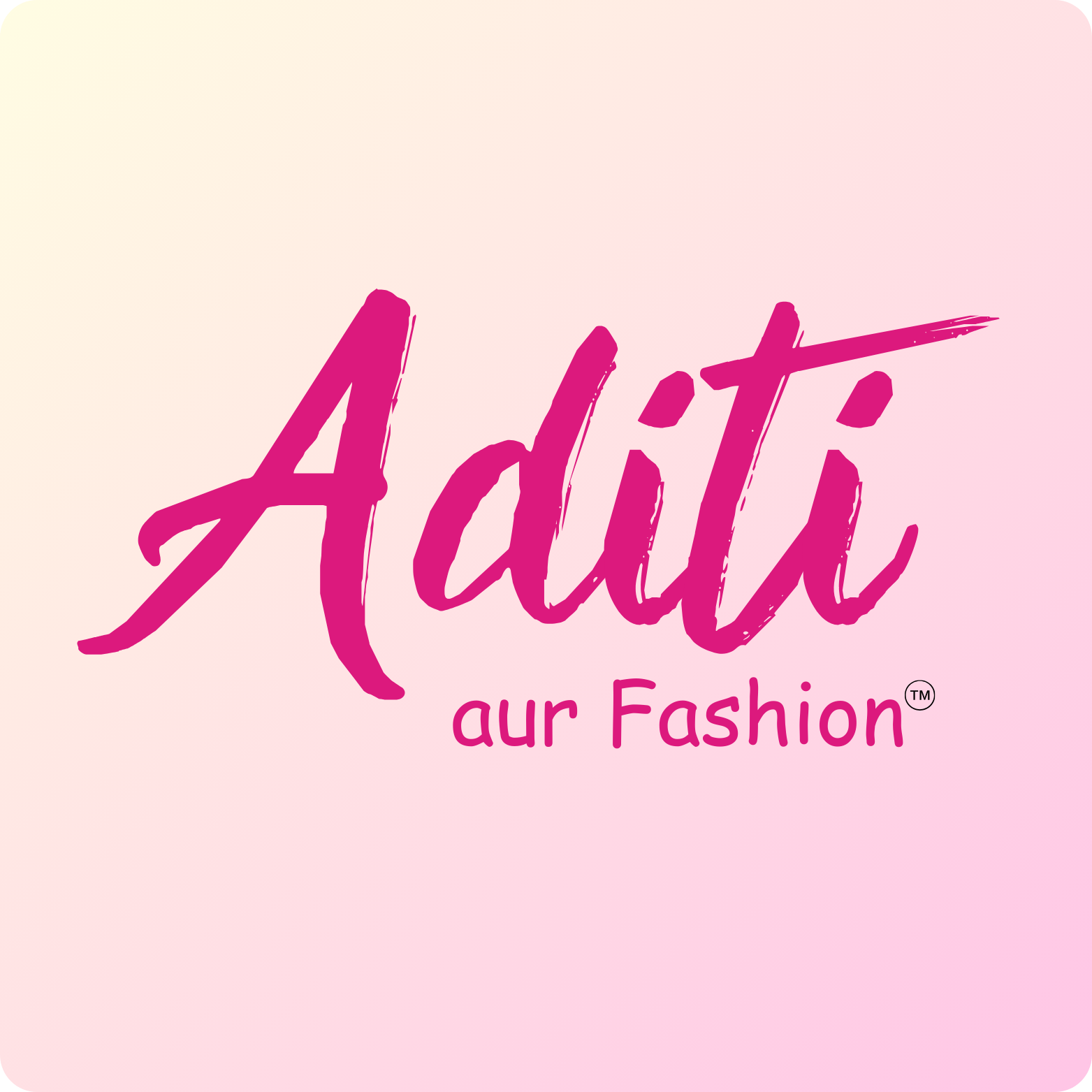 Aditi aur Fashion Logo